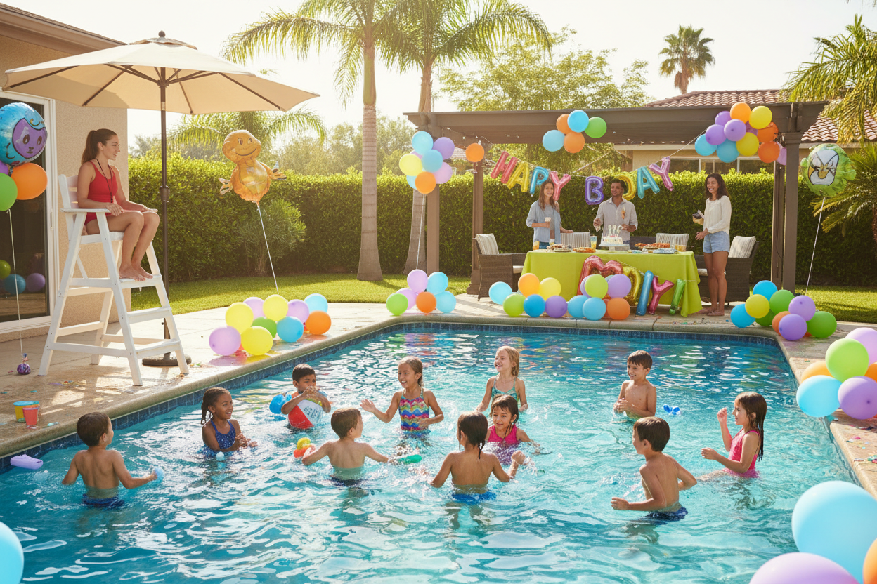 Kids Birthday Pool Safety Package
